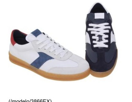 Deportivo de piel de hombre Éxodo 3866EX