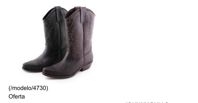 Botas camperas de hombre Johnny Bulls 4730 en negro y marrón