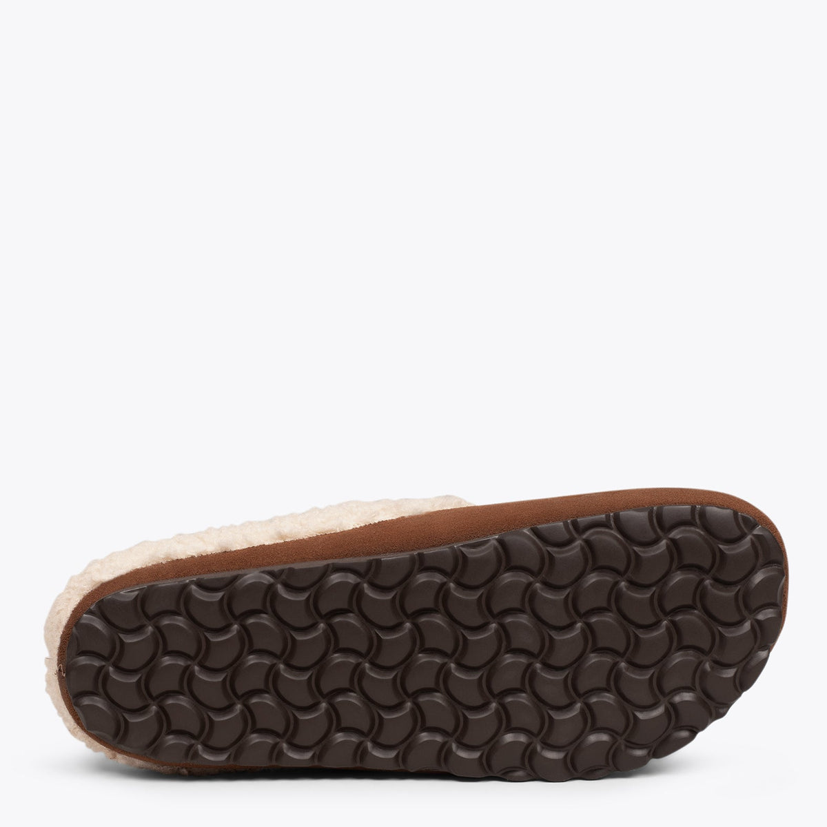 DREAM HOME Zapatillas con borreguito para hombre · Marrones