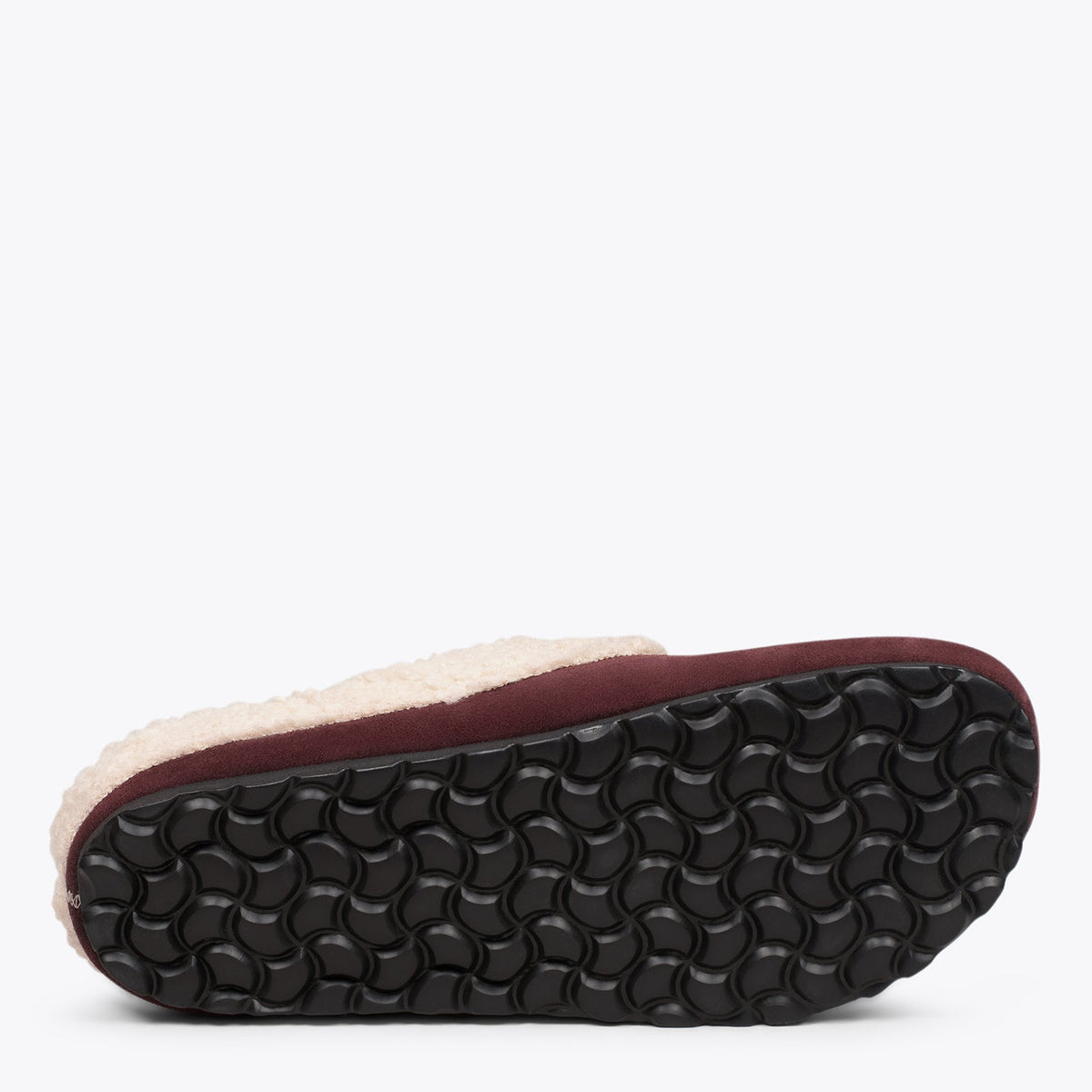 DREAM HOME Zapatillas con borreguito para hombre · Granate