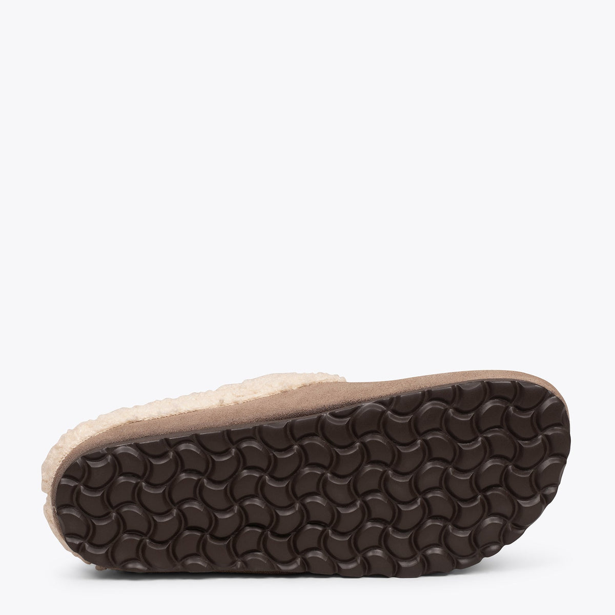 DREAM HOME Zapatillas con borreguito para hombre · Taupe