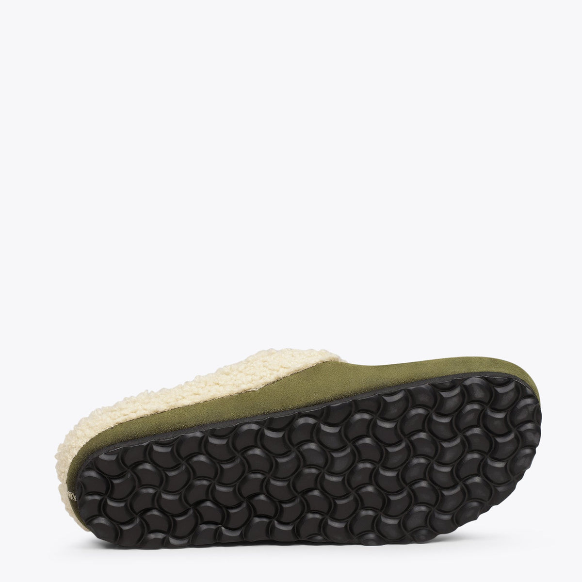DREAM HOME Zapatillas con borreguito para hombre · Verdes